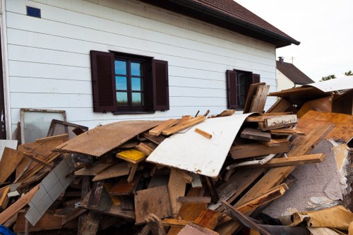 Different sizes of skips suitable for construction projects