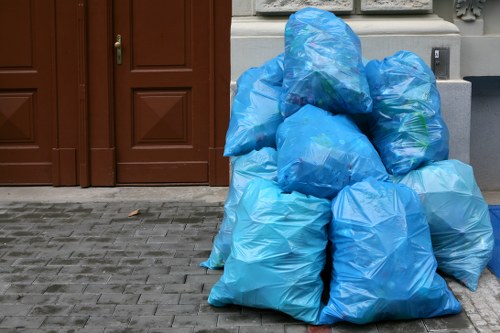Bulk waste collection truck servicing Addiscombe area